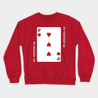 Channel 3 of Hearts Crewneck Sweatshirt